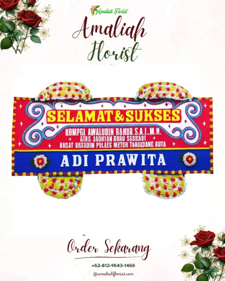 Papan Bunga Ucapan Selamat Nyangkowek